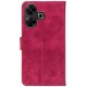 Чехол-книжка Crazy Horse для Xiaomi Redmi 13 4G/Poco M6 4G Magenta (Front) - Фото 2