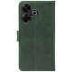 Чехол-книжка Crazy Horse для Xiaomi Redmi 13 4G/Poco M6 4G Dark Green (Front) - Фото 2