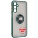 Чехол ArmorStandart Frosted MRing для Xiaomi Redmi Note 13 Pro 4G/Poco M6 Pro 4G Dark Green (ARM75449) - Фото 1