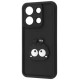 Чехол Pretty Things для Xiaomi Redmi Note 13 4G Black/Eyes - Фото 1