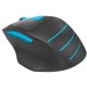 Мышка A4Tech FG30 USB Black/Blue - Фото 2