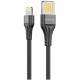 Кабель Proove Double Way Silicone USB to Lightning 2.4A 1m Black (CCDS20001101) - Фото 1