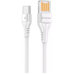 Кабель Proove Double Way Silicone USB to Type-C 2.4A 1m White (CCDS20001202)