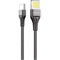 Кабель Proove Double Way Weft USB to Type-C 2.4A 1m Black (CCDW20001201)