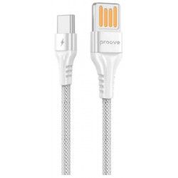 Кабель Proove Double Way Weft USB to Type-C 2.4A 1m White (CCDW20001202)