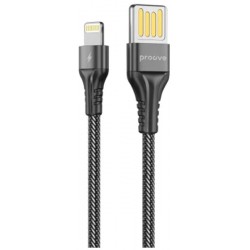 Кабель Proove Double Way Weft USB to Lightning 2.4A 1m Black (CCDW20001101)