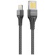 Кабель Proove Double Way Weft USB to Lightning 2.4A 1m Black (CCDW20001101)