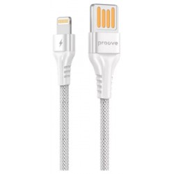 Кабель Proove Double Way Weft USB to Lightning 2.4A 1m White (CCDW20001102)