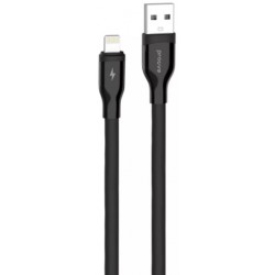 Кабель Proove Flat Out USB to Lightning 2.4A 1m Black (CCFO20001101)