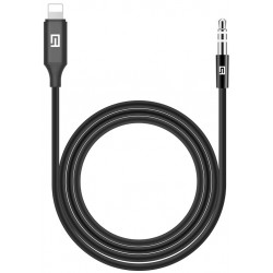 Аудио-кабель ArmorStandart Lightning Male to 3.5mm (mini-Jack) Male 1m Black (ARM76889)