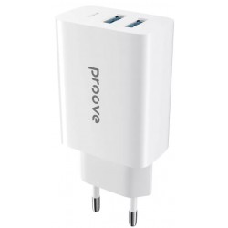 Мережевий зарядний пристрій Proove Rapid 30W 2 USB + Type-C White (WCRP30210002)