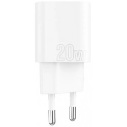 Сетевое зарядное устройство Proove Silicone Power Plus 20W Type-C + USB White (WCSP2011002)