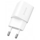 Сетевое зарядное устройство Proove Silicone Power Plus 20W Type-C + USB White (WCSP2011002) - Фото 3