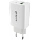 Сетевое зарядное устройство Proove Rapid 20W Type-C + USB White (WCRP20110002) - Фото 1