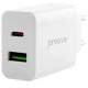 Мережевий зарядний пристрій Proove Rapid 20W Type-C + USB White (WCRP20110002) - Фото 3