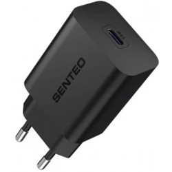 Мережевий зарядний пристрій SENTEO Z-13 1Port USB-C 3A PD 25W Black