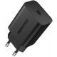 Мережевий зарядний пристрій SENTEO Z-13 1Port USB-C 3A PD 25W Black - Фото 1