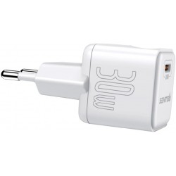 Сетевое зарядное устройство SENTEO Z-09 1Port USB-C PD 30W White