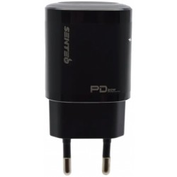 Сетевое зарядное устройство SENTEO Z-02 1Port USB-C PD 20W Black