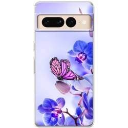 Чехол BoxFace для Google Pixel 7 Pro Orchids and Butterflies