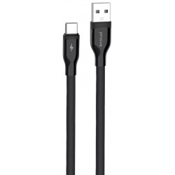 Кабель Proove Flat Out USB to Type-C 2.4A 1m Black (CCFO20001201)