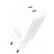 Сетевое зарядное устройство Proove Silicone Power 40W (Type-C + Type-C) White (WCSP4020002)