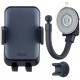Автомобільний тримач HOCO H27 Rock push-type car holder (center console) Black Gray - Фото 3