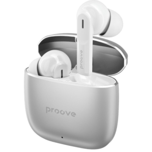 Bluetooth-гарнитура Proove Cold Sound TWS Silver/White (TWCS00010002)