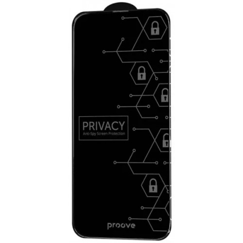 Захисне скло Proove Privacy для iPhone 13/13 Pro/14 Black (PGPPRI140001)