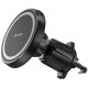 Автомобильный держатель Proove Carbon Magnetic Air Outlet Car Mount Magnetic Ring Black (CHCM00000001) - Фото 2