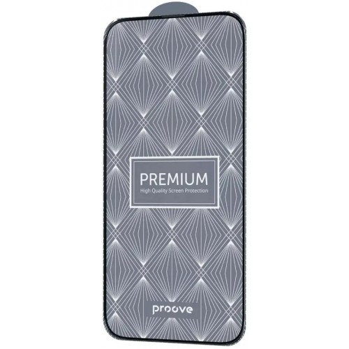 Защитное стекло Proove Premium для iPhone 13/13 Pro/14 Black (PGPPMI140001)