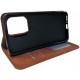 Чехол-книжка DM Book Сase Leather для Samsung A15 A155/A15 5G A156 Dark Brown - Фото 4