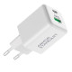 Сетевое зарядное устройство ArmorStandart AR372 45W GaN Type-C + USB White (ARM77550) - Фото 2
