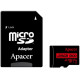 Карта памяти Apacer microSDHC 128GB UHS-I Class 10 + SD-адаптер (AP128GMCSX10UB-R) - Фото 1