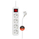 Фильтр питания СolorWay 4 розетки 2м White (CW-PSEA42W)