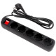 Фильтр питания СolorWay 5 розеток 2м Black (CW-PSEA52BK) - Фото 3