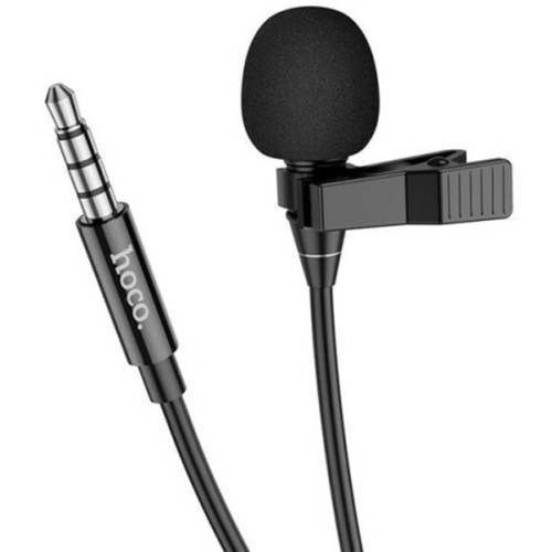 Мікрофон Hoco L14 Lavalier 3.5 mm Black