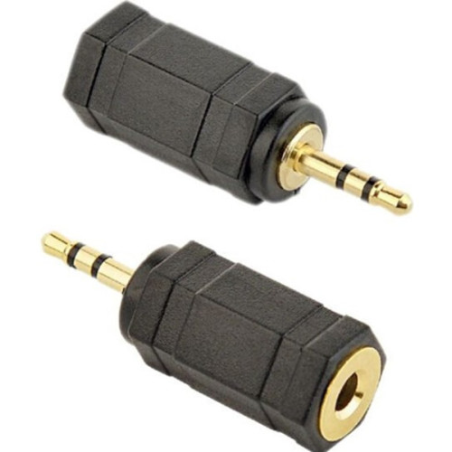 Переходник Cablexpert 2.5 мм - 3.5 мм (M/F) Black (A-3.5F-2.5M)