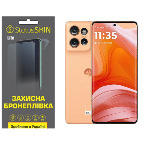 Полиуретановая пленка StatusSKIN Lite для Motorola Edge 50 Глянцевая