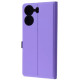 Чехол-книжка WAVE Flap для Xiaomi Redmi 13C 4G/Poco C65 Light Purple