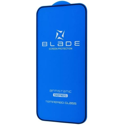 Защитное стекло BLADE ANTISTATIC Series Full Glue для iPhone 14 Pro Max/15 Plus/16 Plus Black