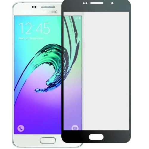 Защитное стекло Samsung A710 Black