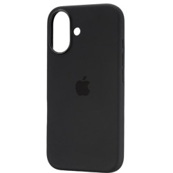 Чехол Silicone Case with MagSafe для iPhone 16 Black