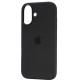 Чехол Silicone Case with MagSafe для iPhone 16 Black - Фото 1