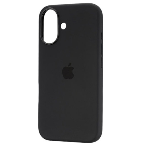 Чехол Silicone Case with MagSafe для iPhone 16 Black