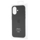 Чехол Silicone Case with MagSafe для iPhone 16 Black - Фото 3