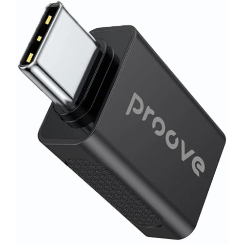 Перехідник OTG Proove Extension USB to Type-C Black (HBEX00101001)