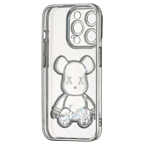 Чохол Shining Bear Case для iPhone 15 Pro Silver