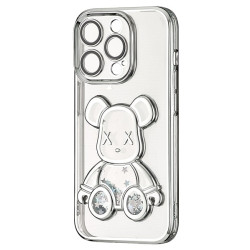 Чохол Shining Bear Case для iPhone 15 Pro Silver