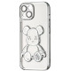 Чехол Shining Bear Case для iPhone 15 Silver